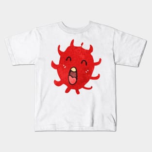 Cute Bacteria Microbes Kids T-Shirt